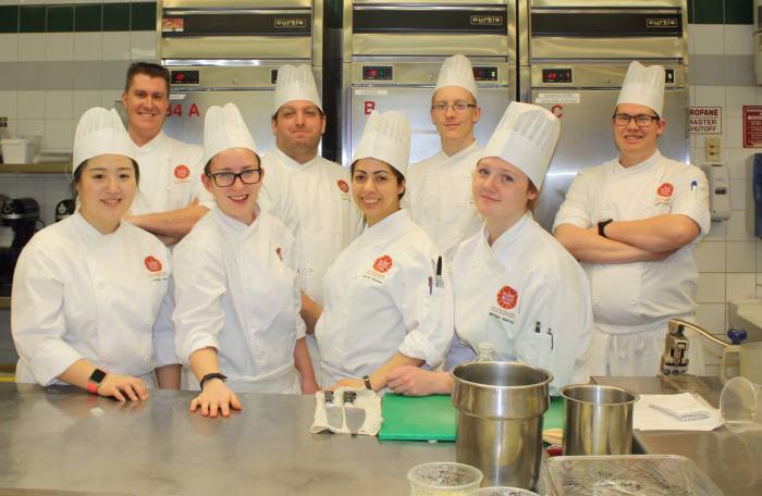 Chef Warren and students